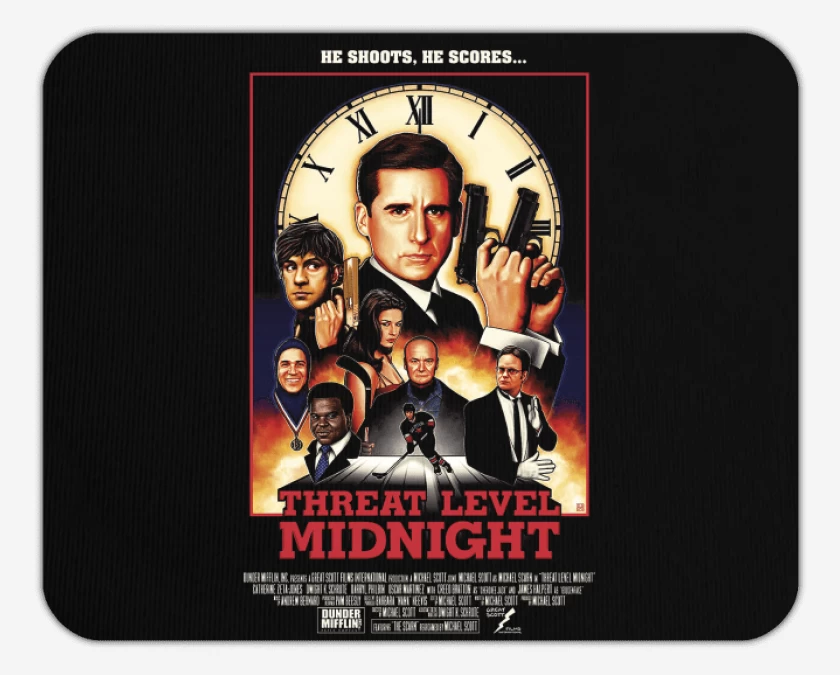 Mousepad Threat Level Midnight