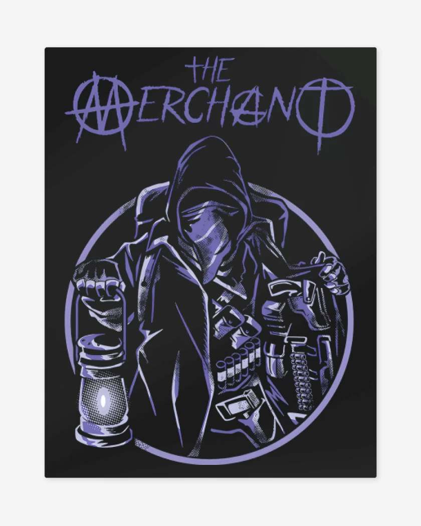 Print metalico Negro de El Buhonero