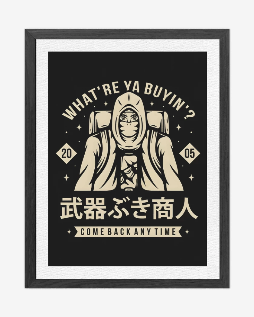 Cuadro decorativo Negro de Come Back Any Time