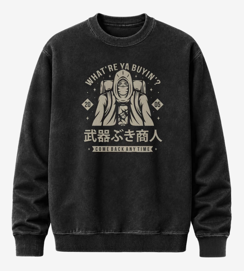 Poleron Polo Acid Wash Negro de Come Back Any Time