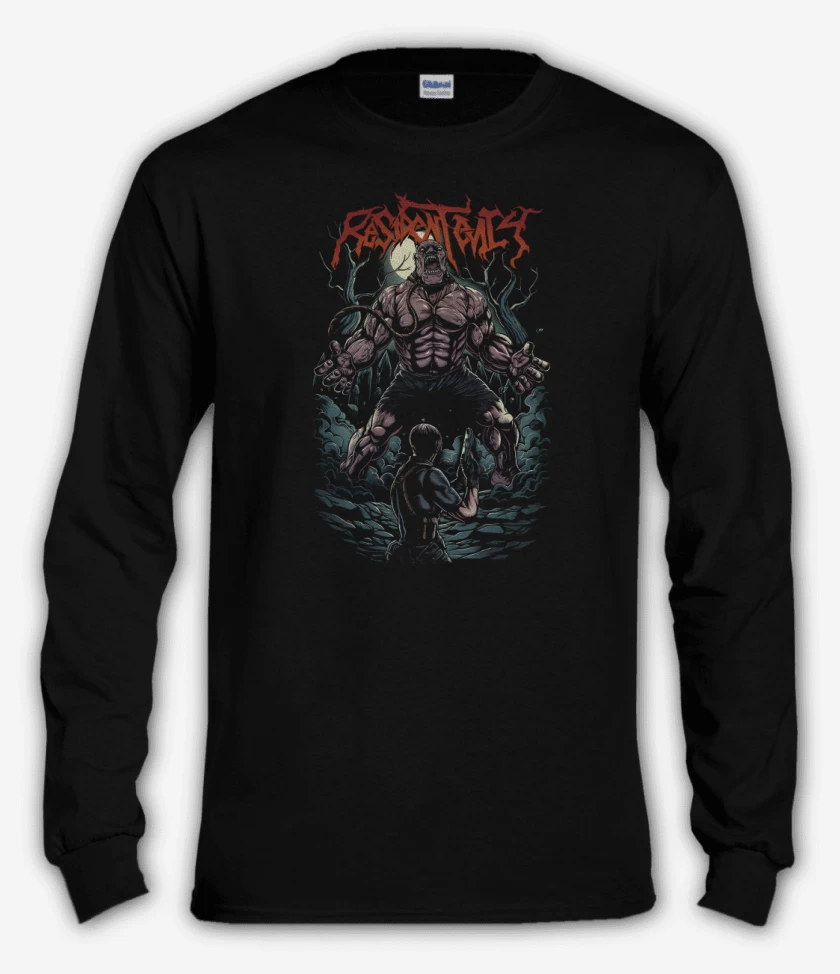 Polera manga larga Negro de El Gigante