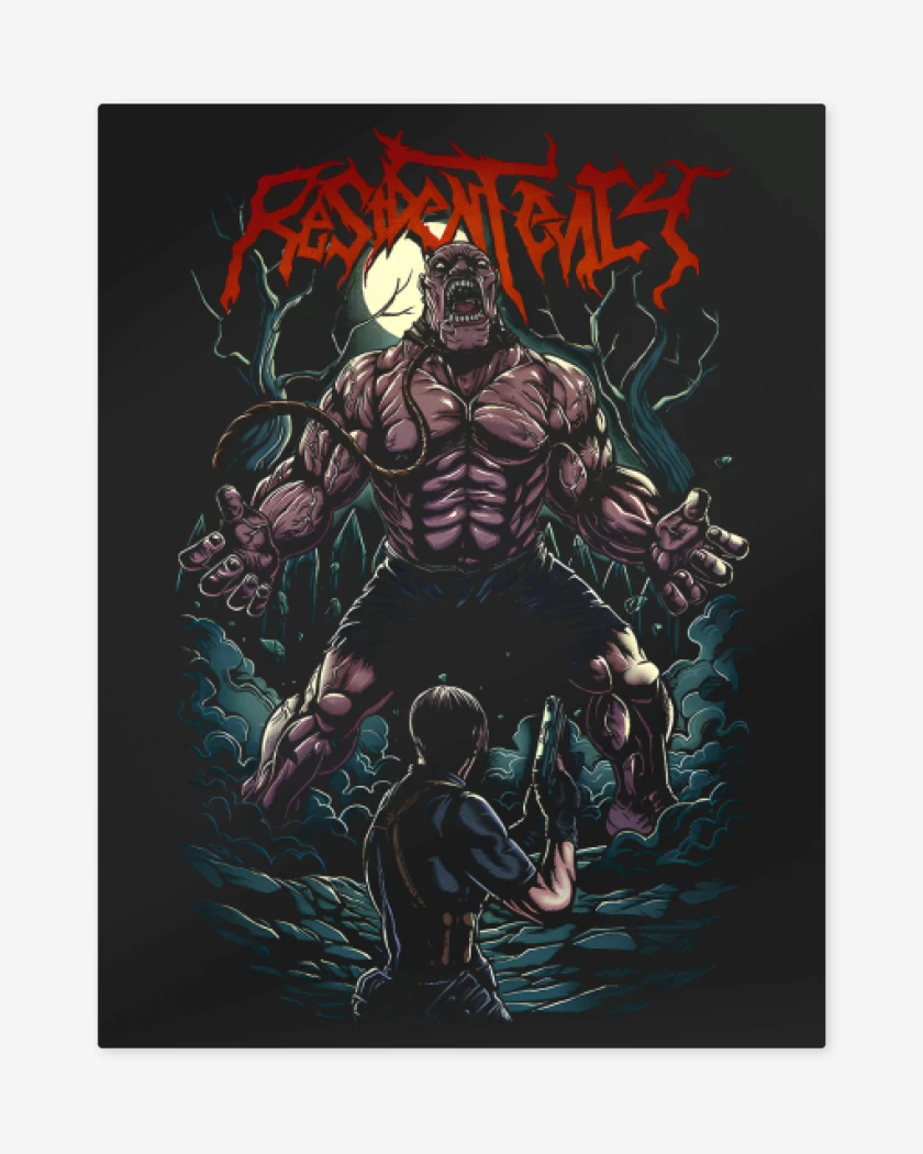Print metalico Negro de El Gigante