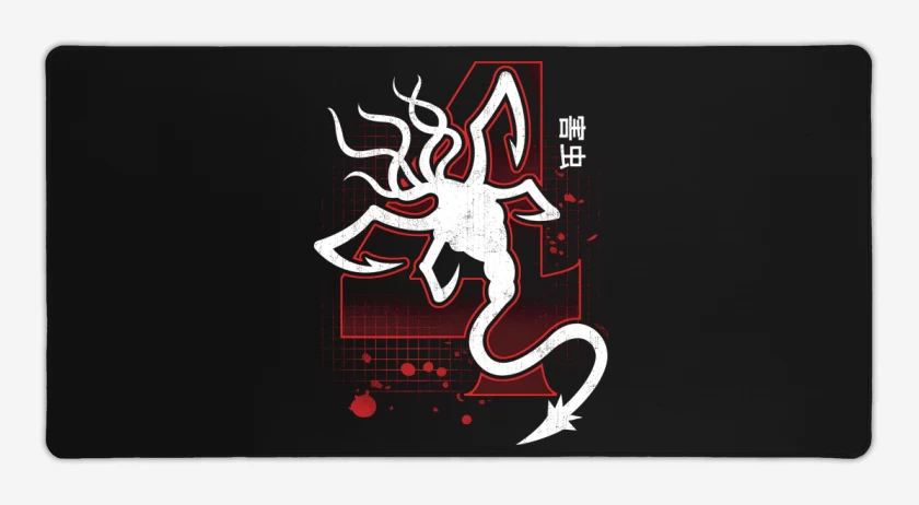 Mouse pad Gamer Negro de Plagas