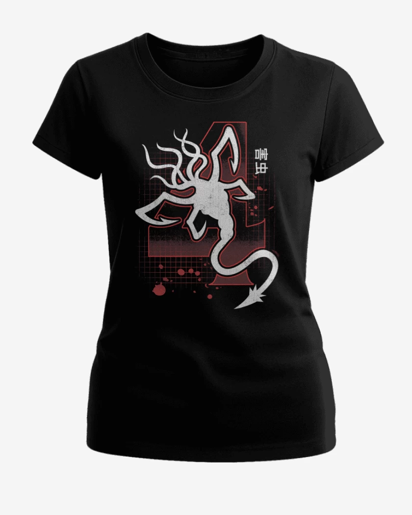 Polera de Mujer Negro de Plagas