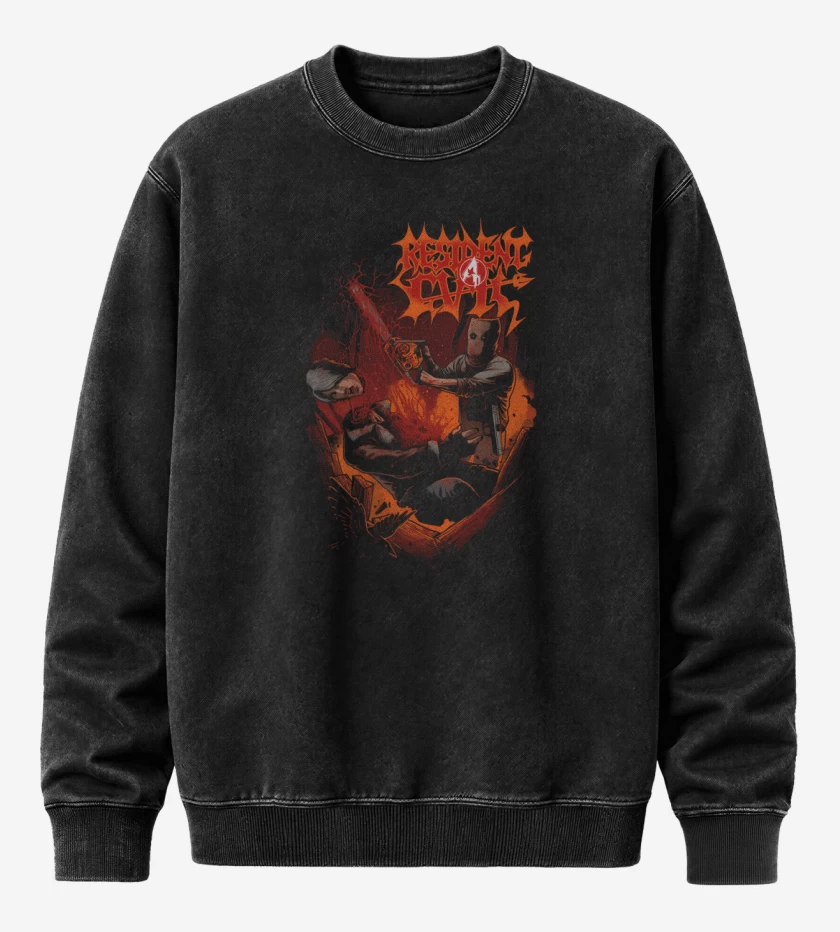 Poleron Polo Acid Wash Negro de Dr Salvador