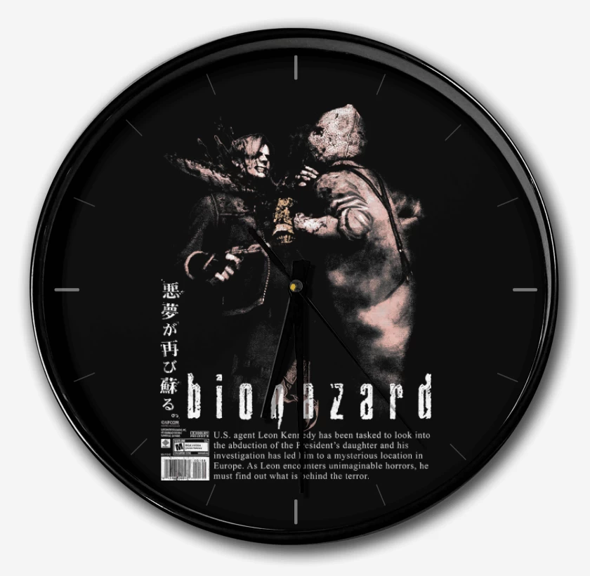 Reloj Negro de Biohazard 4 