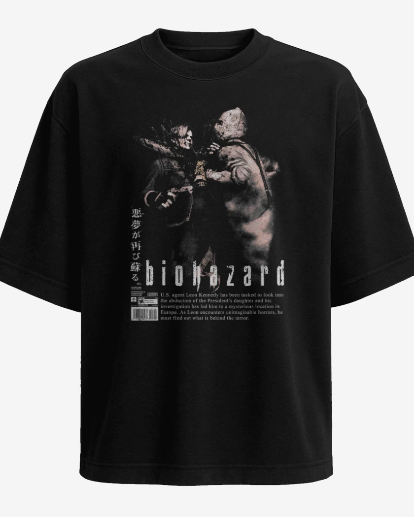 Polera Oversize Biohazard 4 