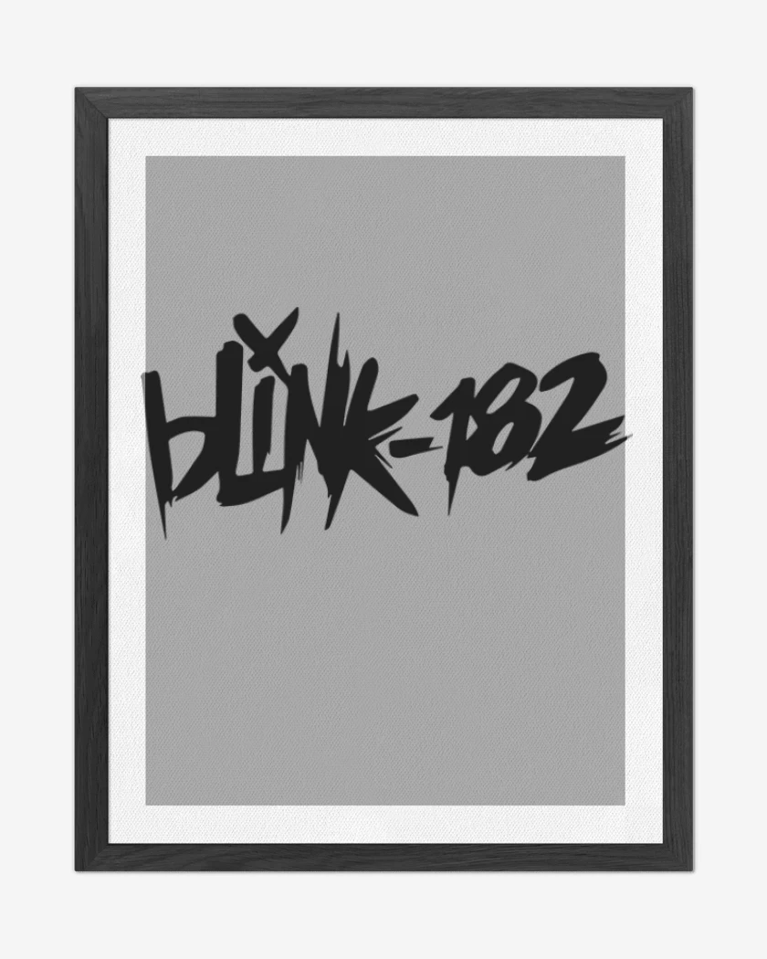 Cuadro decorativo Gris Melange de Blink 182 2