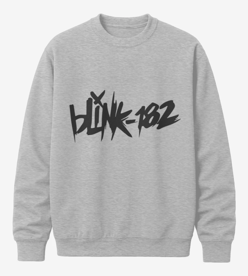 Poleron polo Gris Melange de Blink 182 2