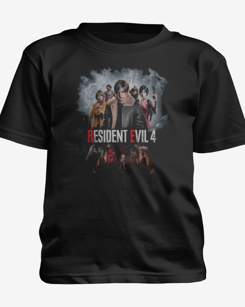 Polera de niño Negro de RE4 Remake