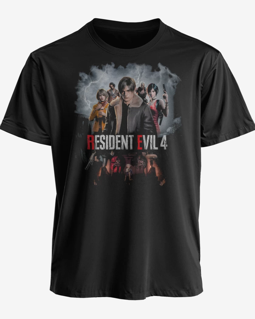 Polera premium Negro de RE4 Remake