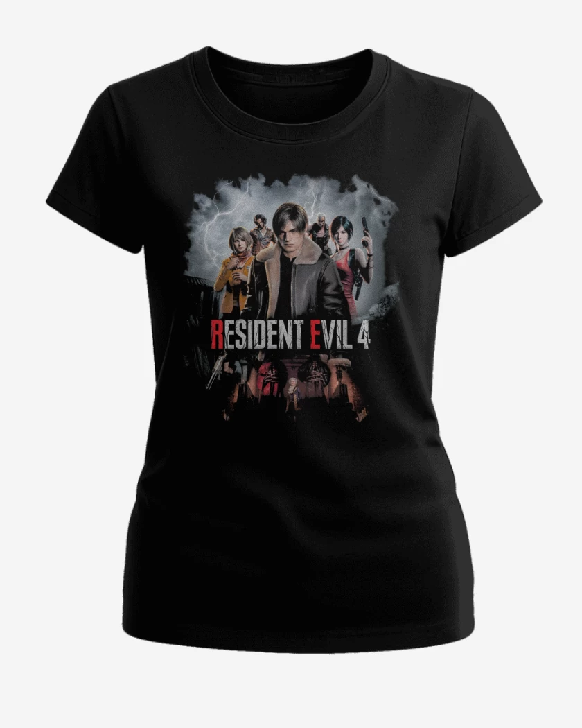 Polera de Mujer Negro de RE4 Remake
