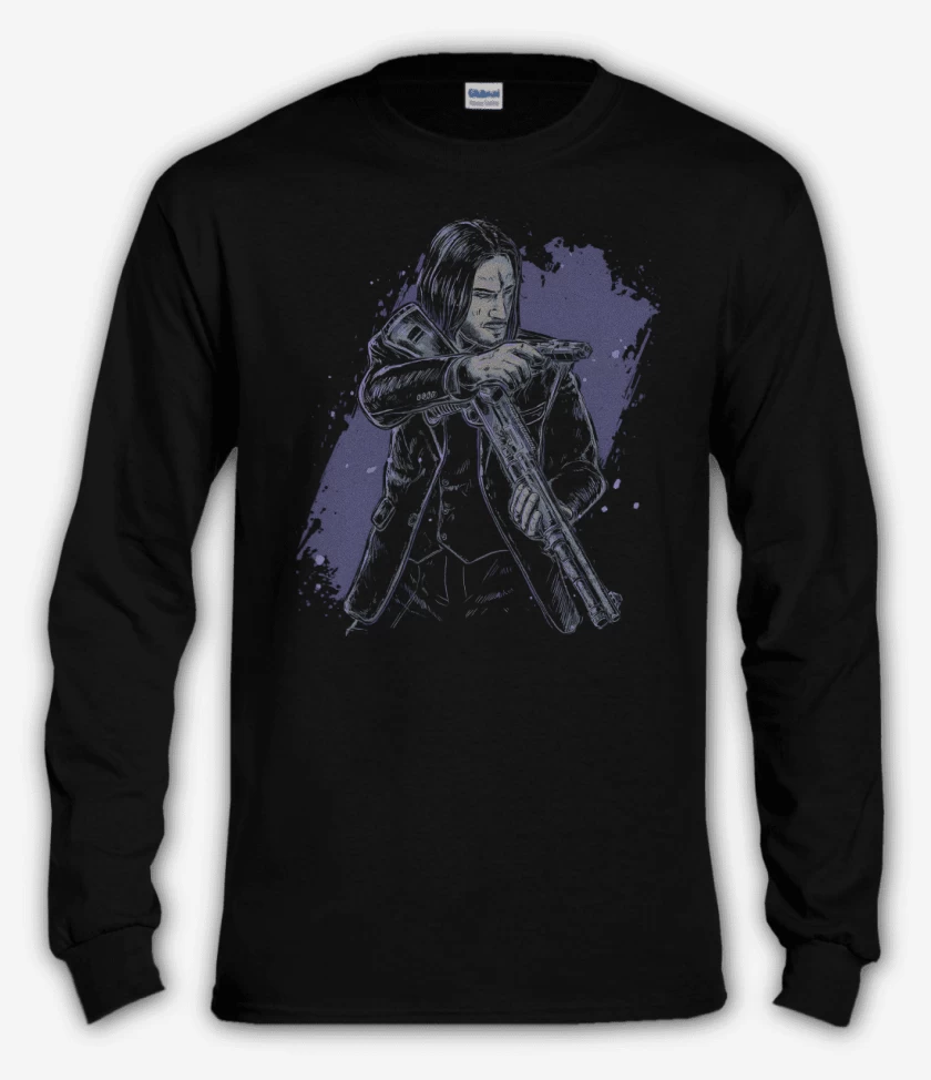 Polera manga larga Negro de Baba Yaga