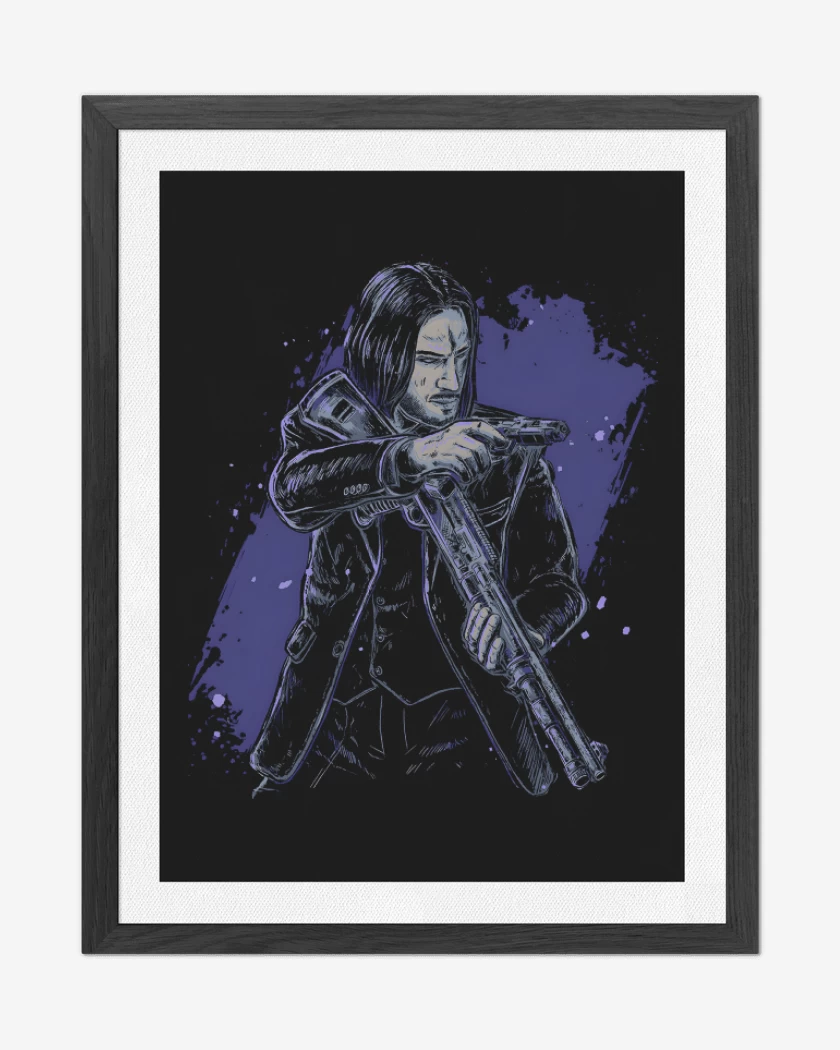 Cuadro decorativo Negro de Baba Yaga