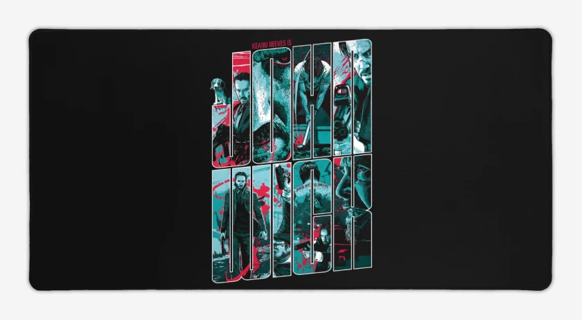 Mouse pad Gamer Negro de Wick