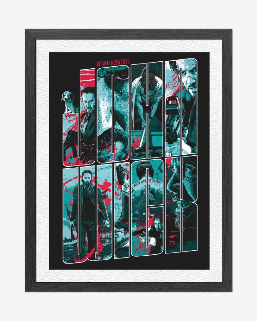 Cuadro decorativo Negro de Wick