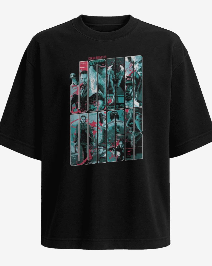 Polera Oversize Negro de Wick