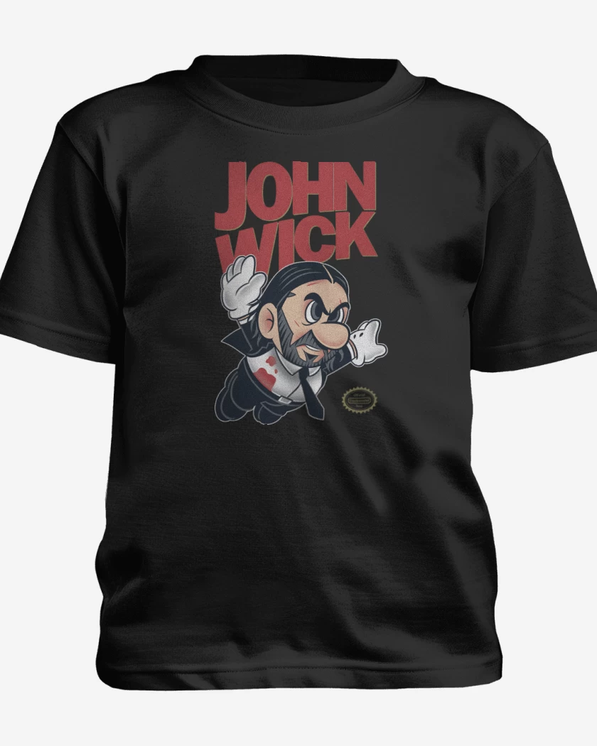 Polera de niño Negro de Super Wick