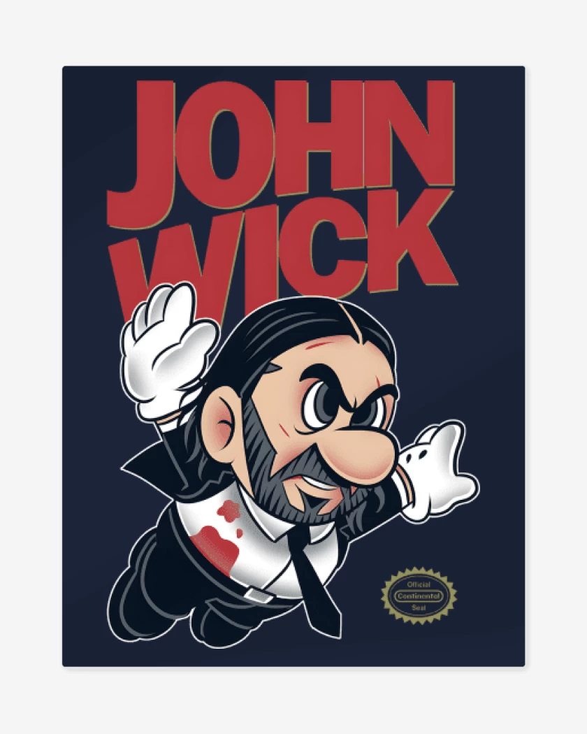 Print metalico Azul Marino de Super Wick