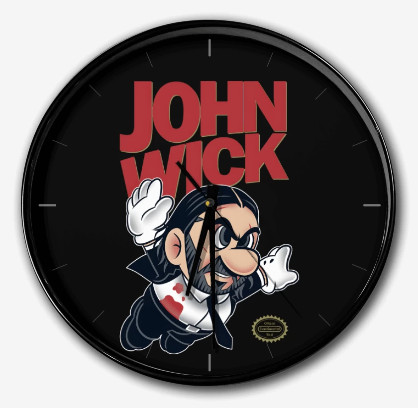 Reloj Negro de Super Wick