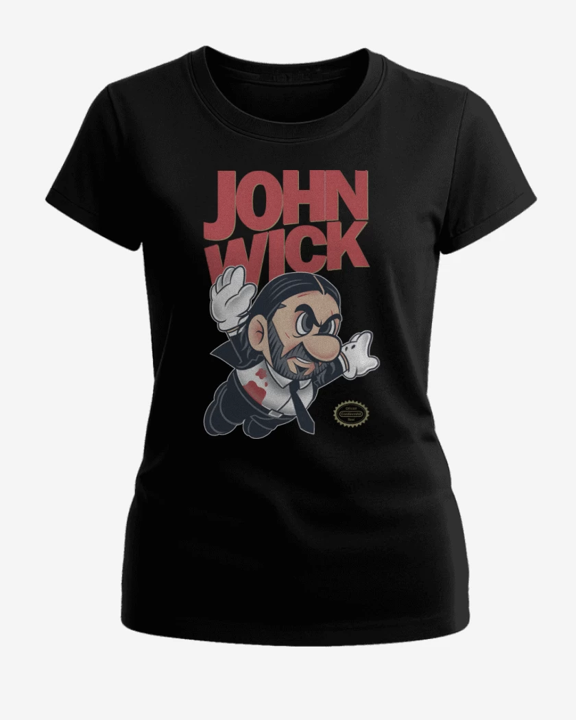 Polera de Mujer Negro de Super Wick