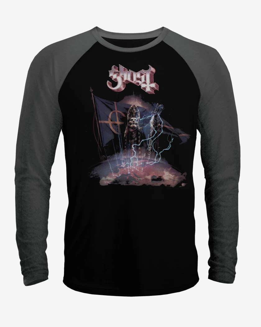 Polera Raglan Negro / Negro Heather de Imperatour