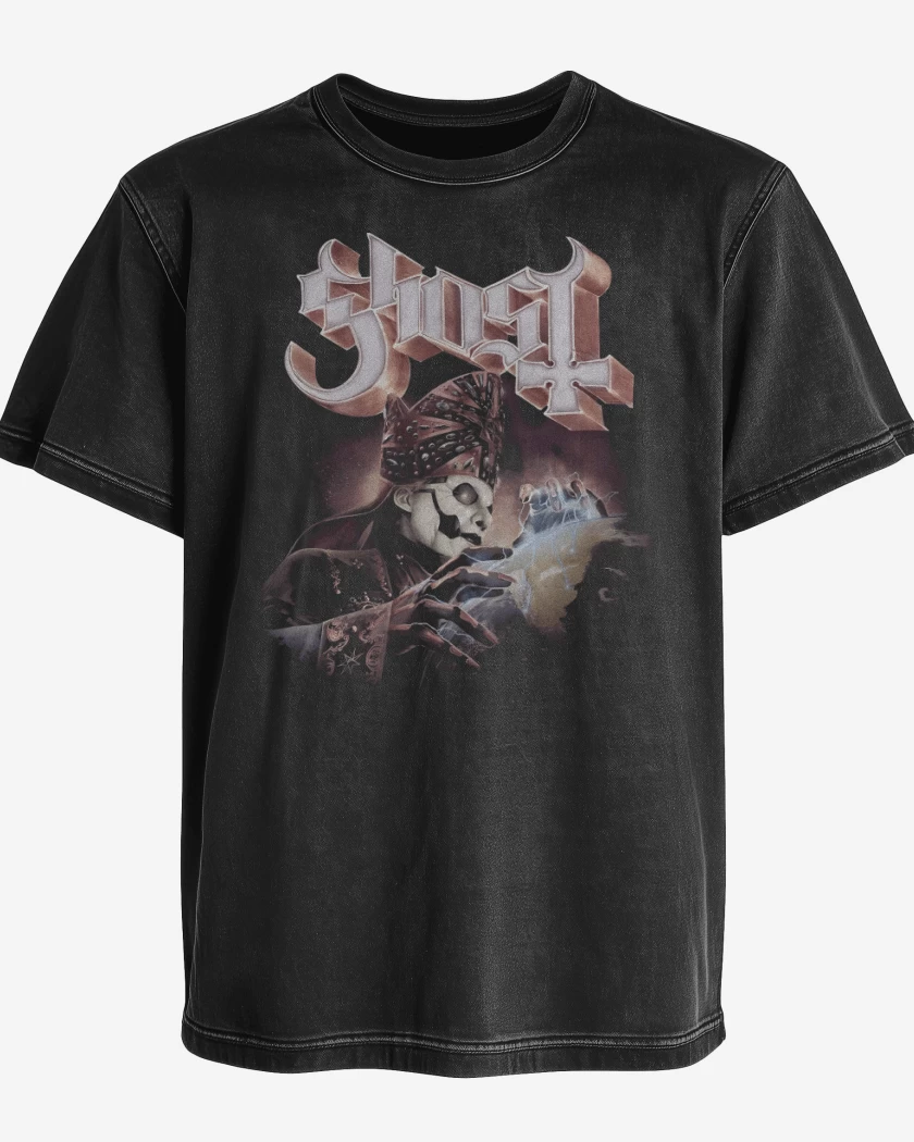 Polera desgastada Negro de Imperatour II
