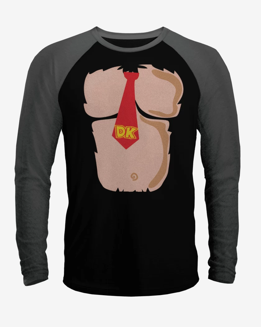 Polera Raglan Pecho de Mono