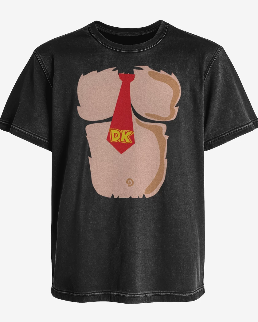 Polera desgastada Pecho de Mono
