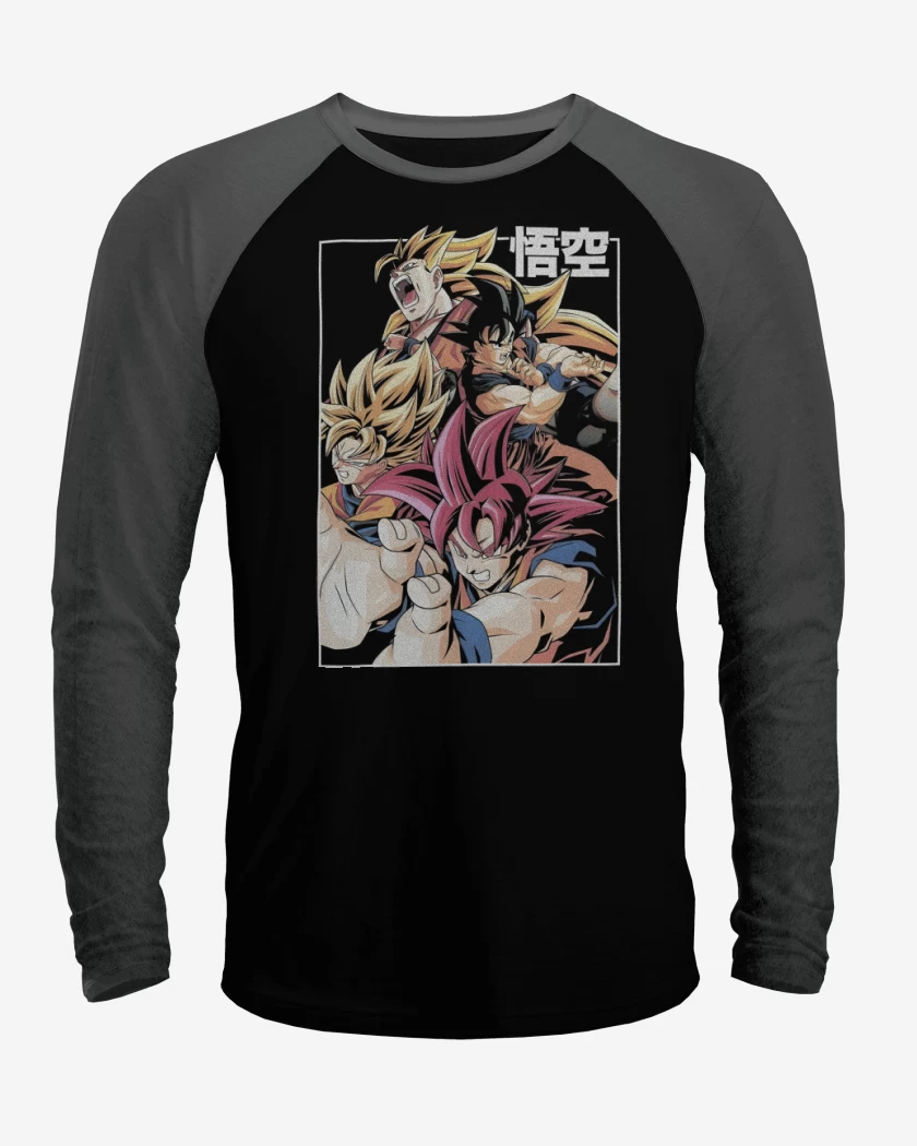 Polera Raglan Kakaroto Legendario