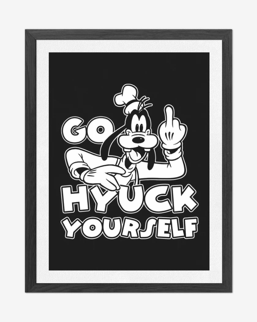 Cuadro decorativo Negro de Goofyuck Yourself