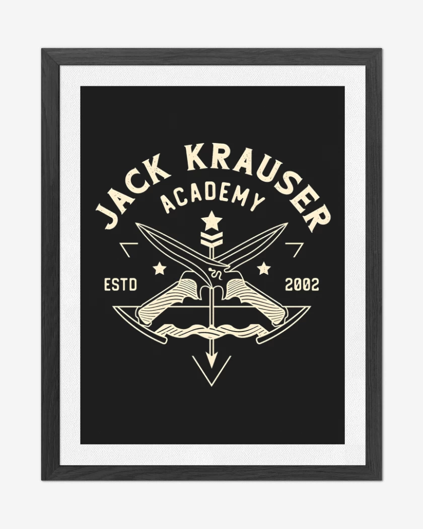 Cuadro decorativo Negro de Krauser ACADEMY