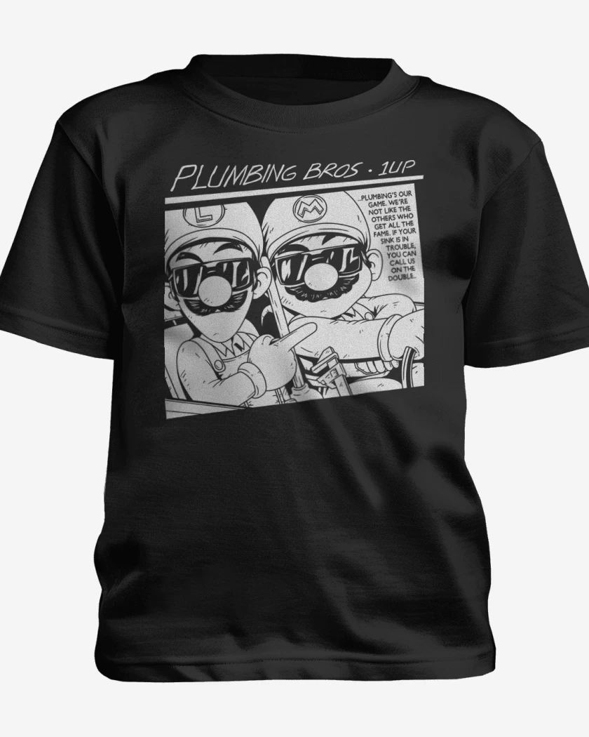 Polera de niño Negro de Sonic Bros
