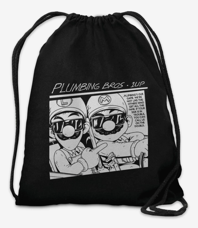 Mochila Negro de Sonic Bros