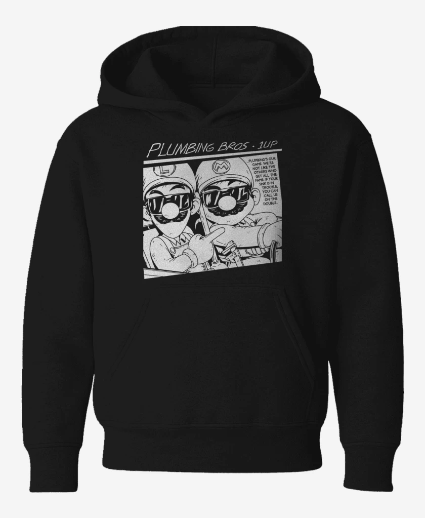 Poleron de niño Negro de Sonic Bros