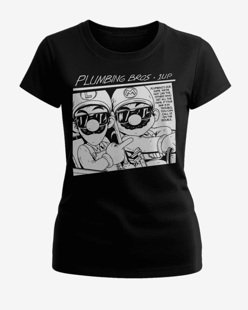 Polera de Mujer Negro de Sonic Bros