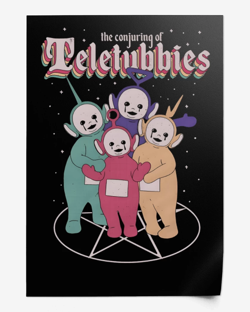 Print Invocando Teletubbies