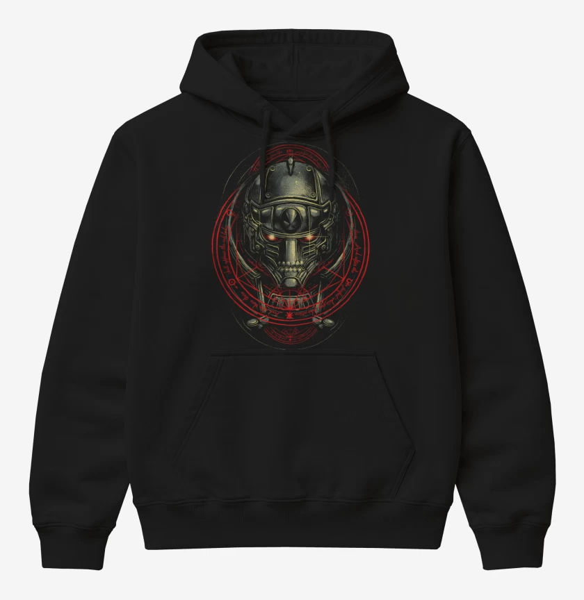 Poleron Canguro básico Negro de Alfonso Elric