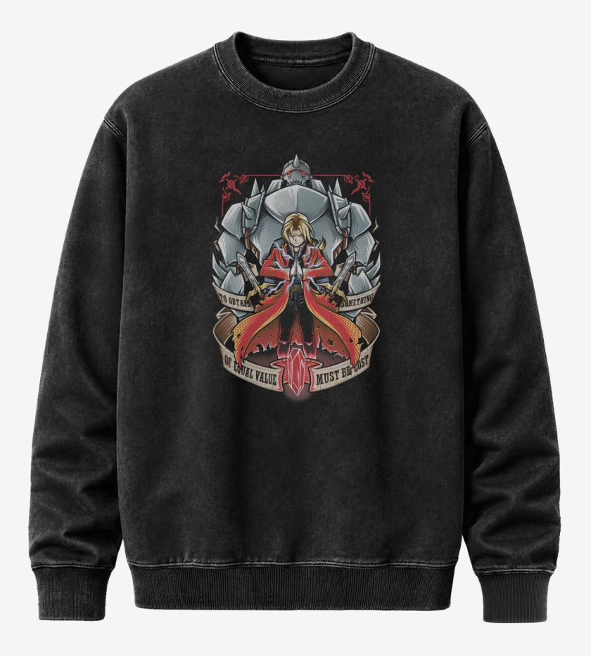 Poleron Polo Acid Wash Hermandad Alquimista 