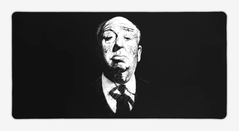 Mouse pad Gamer Negro de Leyenda del Suspense