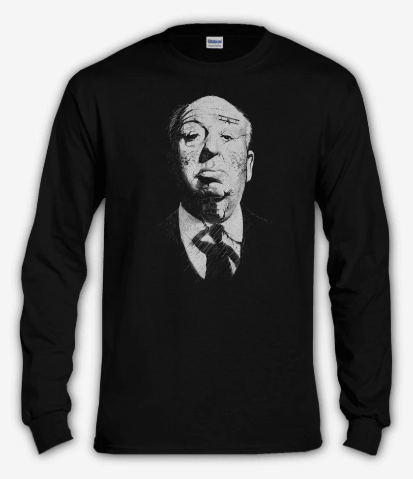 Polera manga larga Negro de Leyenda del Suspense
