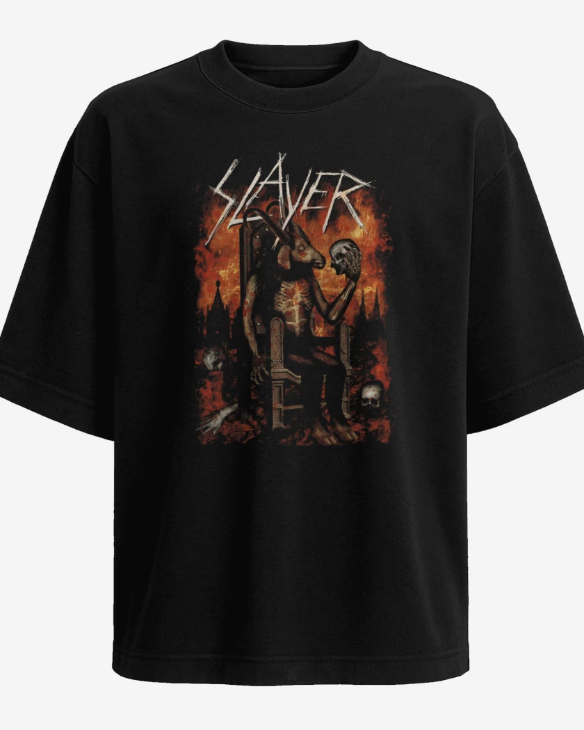 Polera Oversize Devil Throne