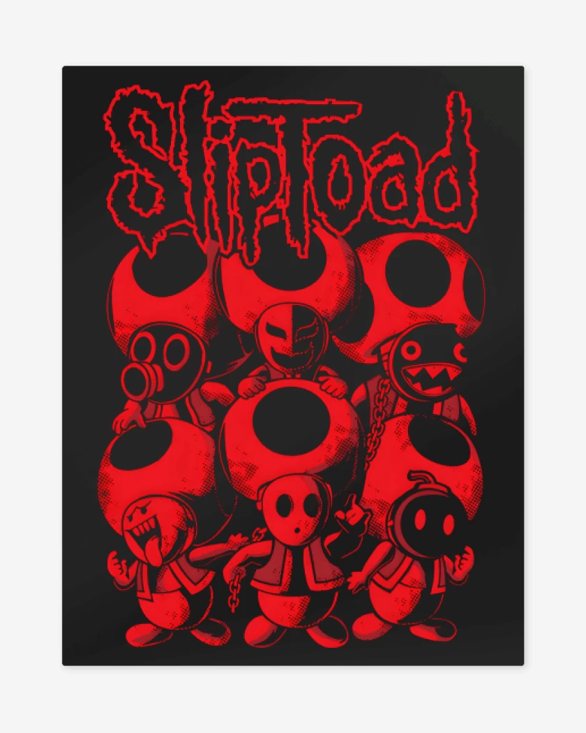 Print metalico Negro de Sliptoad