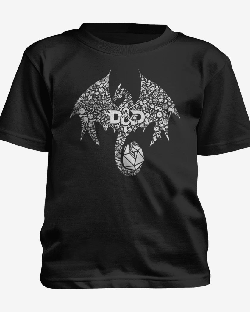 Polera de niño Negro de D&D