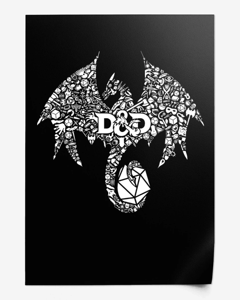 Print Negro de D&D