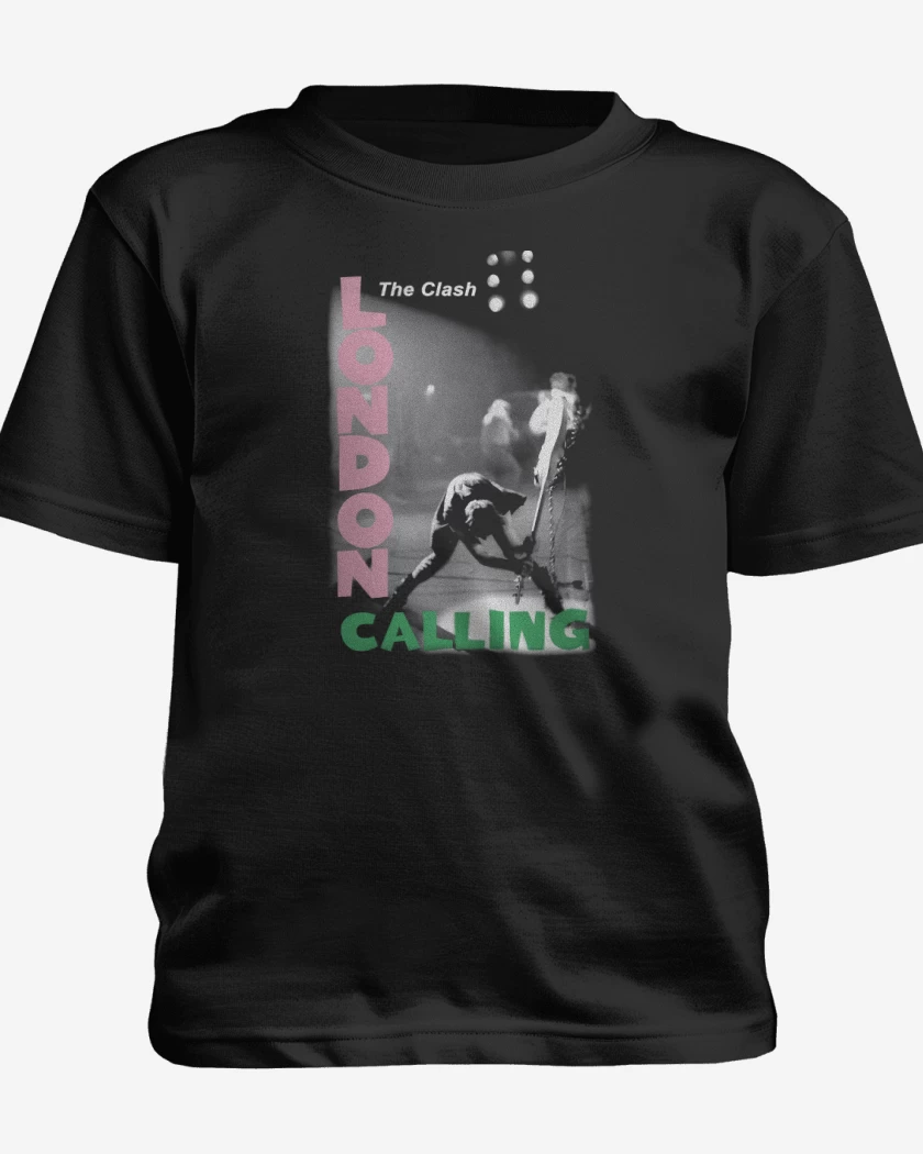 Polera de niño Negro de London Calling