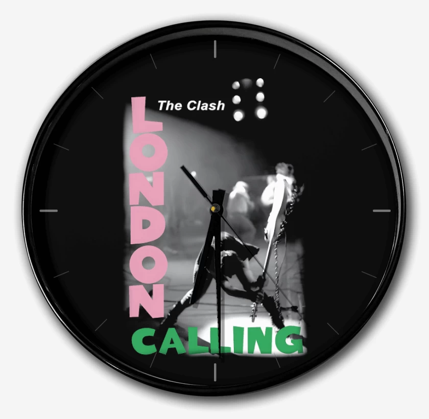 Reloj Negro de London Calling