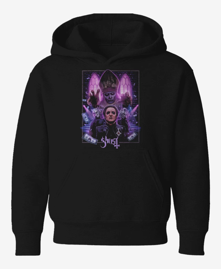 Poleron de niño Negro de Emeritus x Cardinal