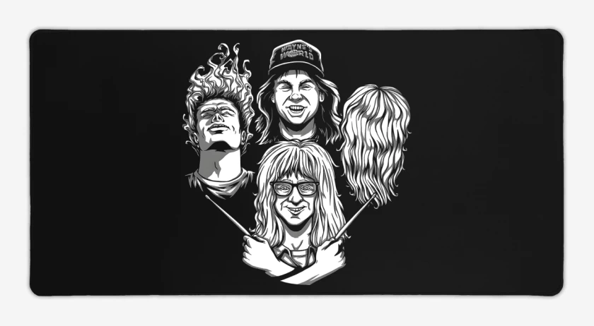 Mouse pad Gamer Negro de Wayne Rhapsody