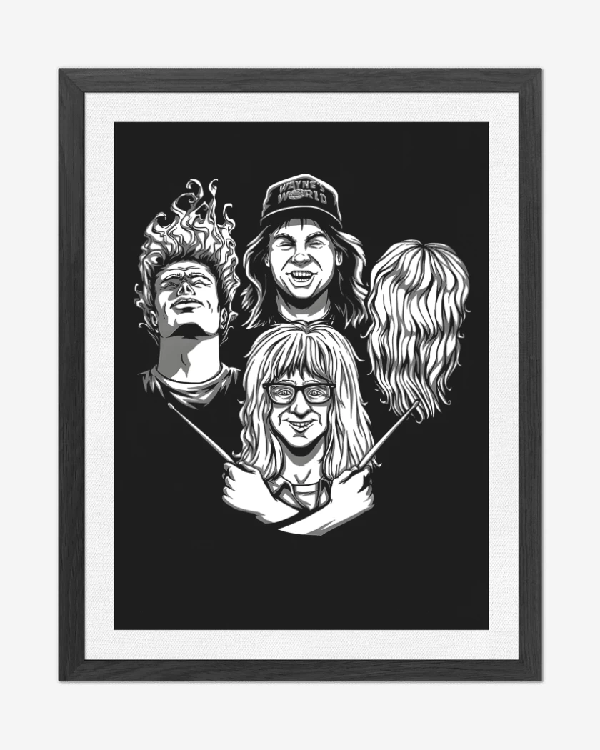 Cuadro decorativo Negro de Wayne Rhapsody